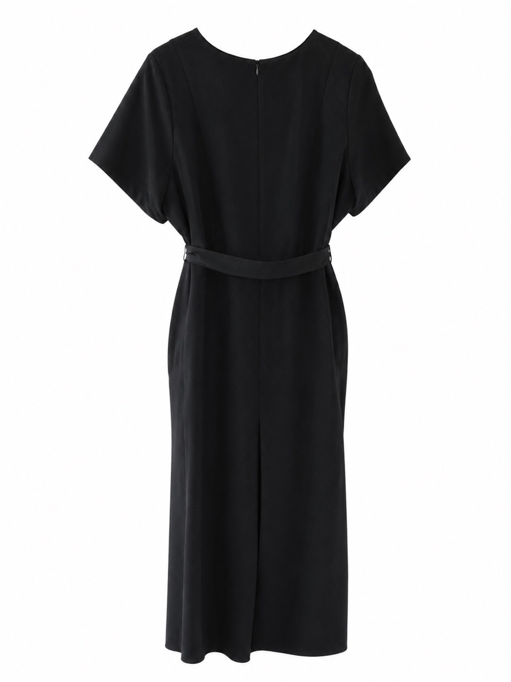 Lane Bryant Black Belted Wide-Leg Jumpsuit – Size 22 - Picture 3 of 4